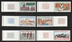 Upper Volta Sc #275-279, C106 MNH