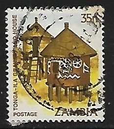 Zambia # 248 - Tonga-ila Granary - used.....{BE13}