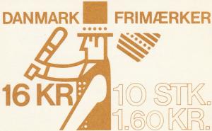 Denmark #680 Complete Booklet CV $9.00 (V1140)