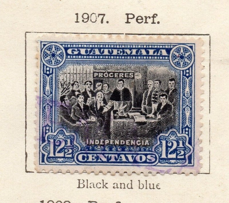 Guatemala 1907 Early Issue Fine Used 12.5c. NW-114096