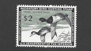 United States Scott RW21 1954 Duck Stamp Mint Hinged 2021 cv $85
