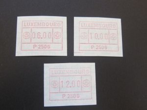 Luxembourg Frama Labels set MNH