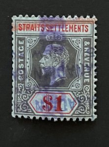 Straits Settlements Sc. #165, used