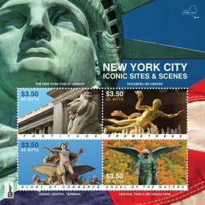 Saint Kitts 2006 - NYC - Sheet of 4 Stamps - Scott #947 - MNH