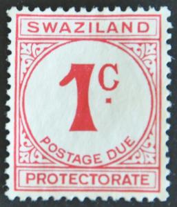 DYNAMITE Stamps: Swaziland Scott #J7  UNUSED