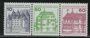 Germany Berlin Scott # 9N391, 9N440, 9N441, mint nh, se-tenant, Mi # W76