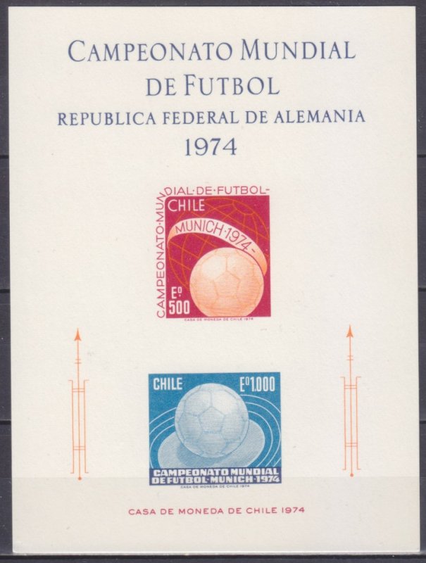 1974 Chile 804-805/Bb 1974 FIFA World Cup in Munich 17,00 €