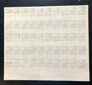 USA #1371 Variety Extra Fine Never Hinged Imperforate Sheet Of Fifty *W\ Cert.*