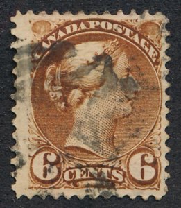 CANADA 39 USED F-VF 6c QUEEN VICTORIA