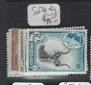 SWAZILAND  (P1510B)  QEII SET TO R2   ANTELOPE  SG 178-189   MOG 