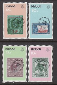 Kiribati 341-344 Stamp on Stamp MNH VF