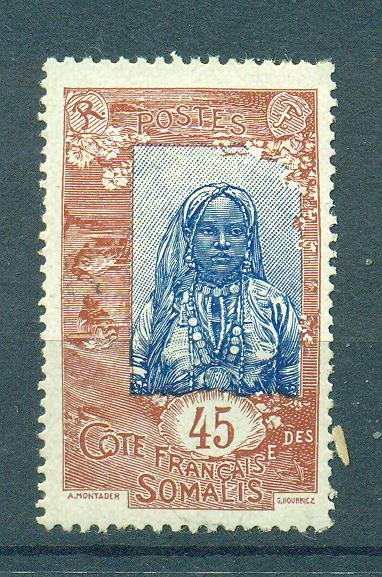 French Colony Somali Coast sc# 100 mh value $1.10