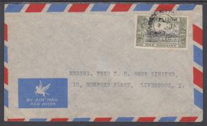 Sierra Leone Sc 181 on 1953 Air Mail Cover to Liverpool