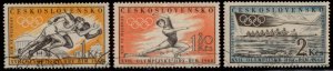 Czechoslovakia 1960 SC# 967-9 Olympics Used L455