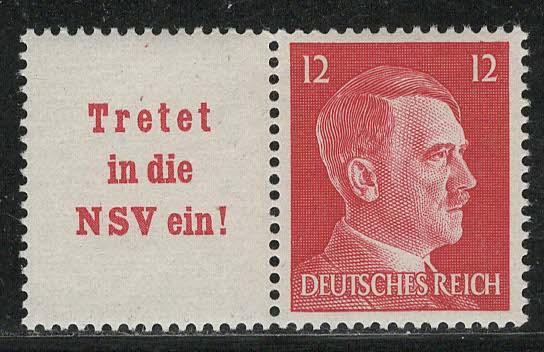 Germany Scott # 513, label A15.2, mint nh, se-tenant, Mi# W157