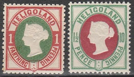 Heligoland #14, 17 MNH  CV $35.00 (A4705)