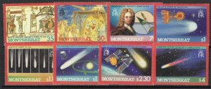 MONTSERRAT SG682/9 1986 HALLEY'S COMET MNH