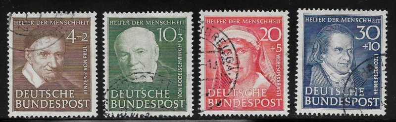 Germany - Scott #B320-23 - VF - Used (Used)