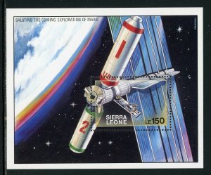 Sierra Leone MNH S/S 1171A Exploration Of Mars Space Station 1990