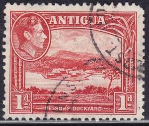 Antigua 85 Used 1938 Nelson's Dockyard 1p