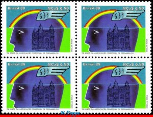 2202 BRAZIL 1989 PERNAMBUCO COMMERCIAL ASS., 150 YEARS MI# 2315 C-1642 BLOCK MNH