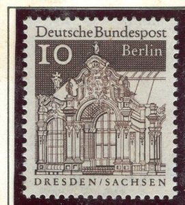 GERMANY; BERLIN 1966-67 Buildings issue MINT MNH Unmounted 10pf. value