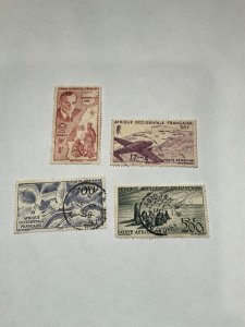 Stamps French West Africa Scott# C11-4 used