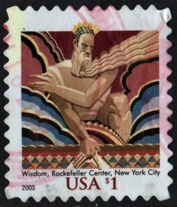 SC#3766 $1.00 Wisdom Single (2003) Used