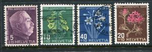 Switzerland #B179-82 Used (Box1)