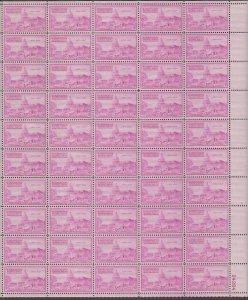 USA, 992, THE CAPITOL, MINT NH, VINTAGE 1950'S, FULL SHEET OF 50