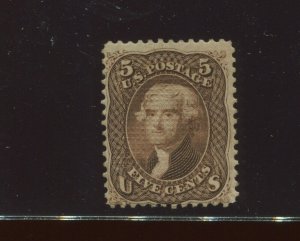 95 Jefferson DOUBLE F-GRILL VARIETY Mint Stamp with PF Cert (95 PF A1)  