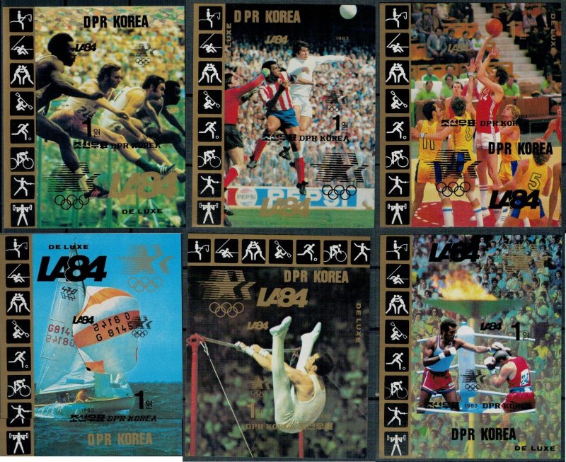 North Korea 1983 MNH Stamps Souvenir Sheet Imperf Sport Olympic Games