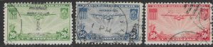 US C20-C22 Airmail.  Transpacific.   Nice