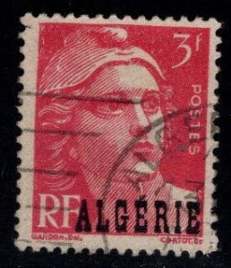 ALGERIA Scott 203 Used overprinted stamp