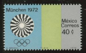 MEXICO Scott 1047 MNH** 1972 Munich Olympic stamp CV$1