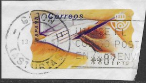 Spain ATM stamp. Nice.