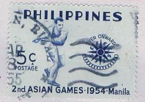 Philippines 610 Used Asian Games 1954 (BP27216)