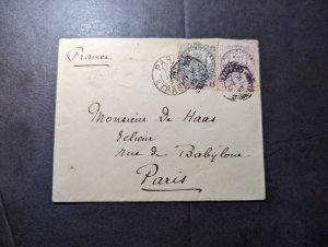 1899 British South Africa Company Cover to Paris France Mister De Haas