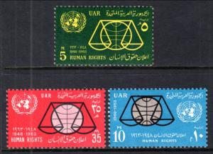 Egypt 596-598 MNH VF