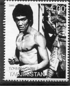 Tajikistan 2000 BRUCE LEE Martial Artist 1 value Perforated Mint (NH)