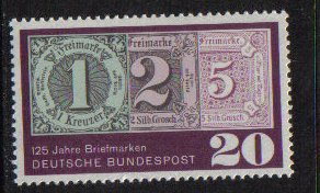 Germany #933 MNH  1965  125th Anniversary 1st postage stamp