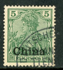 China 1901 Germany 5 Pfenning Michel 16 (Sc #25) VFU E980