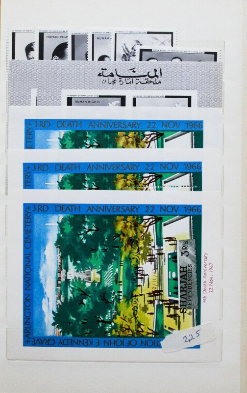 Arab Nations MNH Stamp Collection in Stock Book