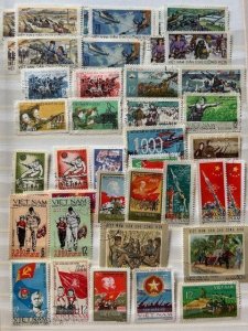 North Vietnam War Theme stamps, part 6