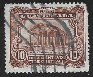 Guatemala #239 10c Temple of Minerva