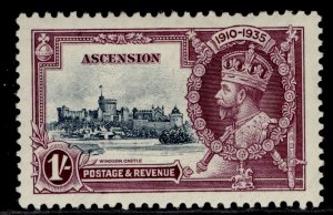 ASCENSION GV SG34, 1s SILVER JUBILEE, M MINT. Cat £23. 