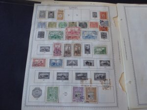 Turkey 1865-1960 Stamp Collection on Album Pages 