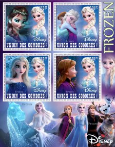 Stamps. Disney  2024 year 8 sheets perforated  NEW