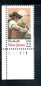2338 * NEW JERSEY *  U.S. Postage Stamp MNH A11111  (110)
