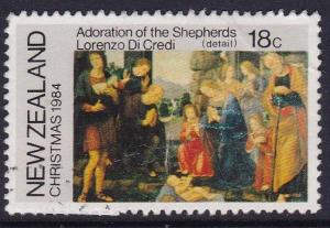 New Zealand 1984 Christmas - 18c used